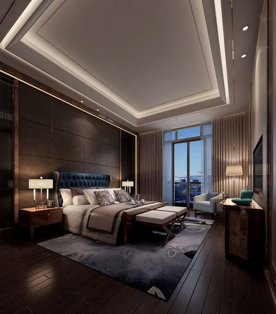 elegante donkere slaapkamer luxe slaapkamer inspiratie